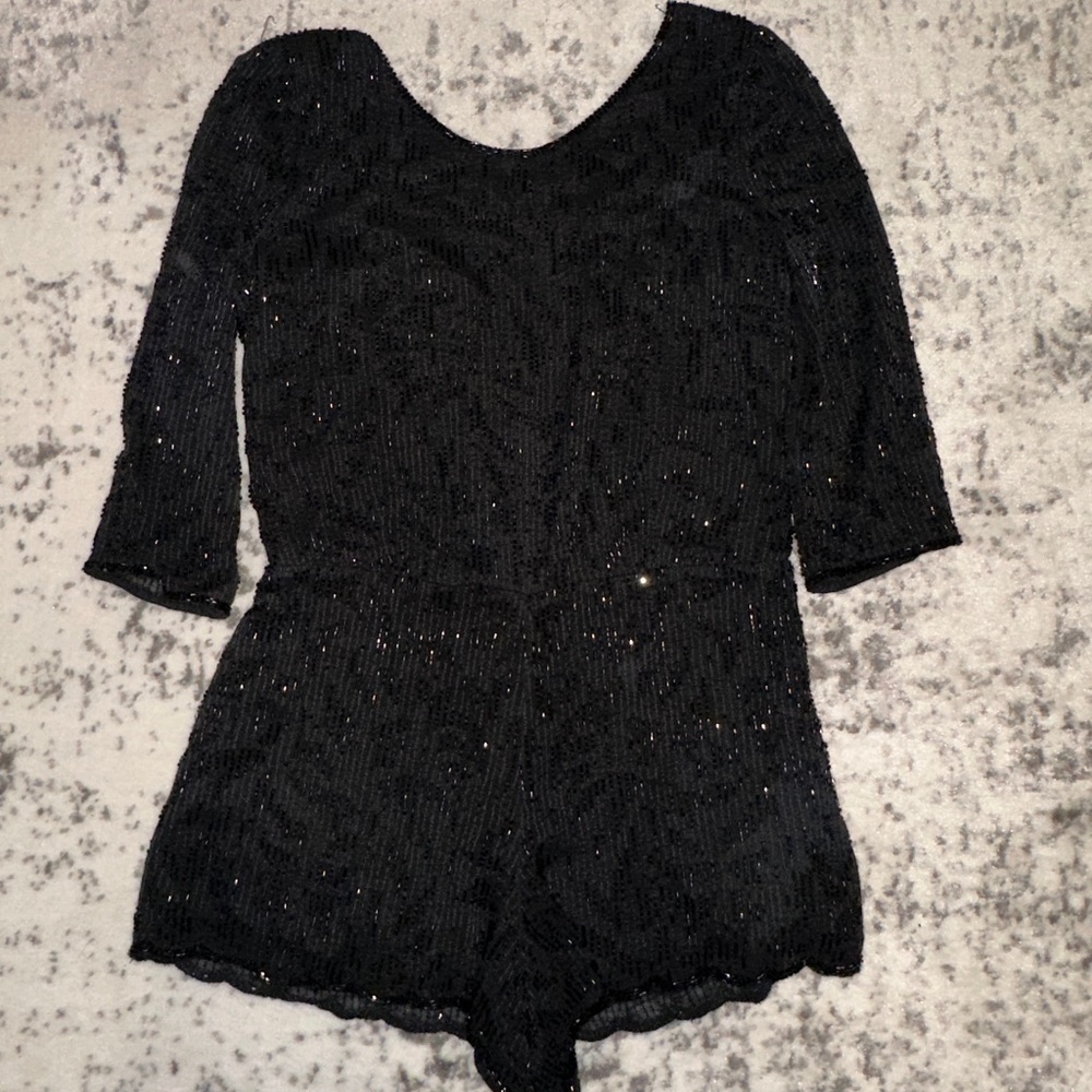 Free People sequin play suit - like new condition!